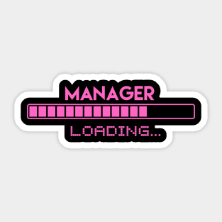 Manager Loading Sticker